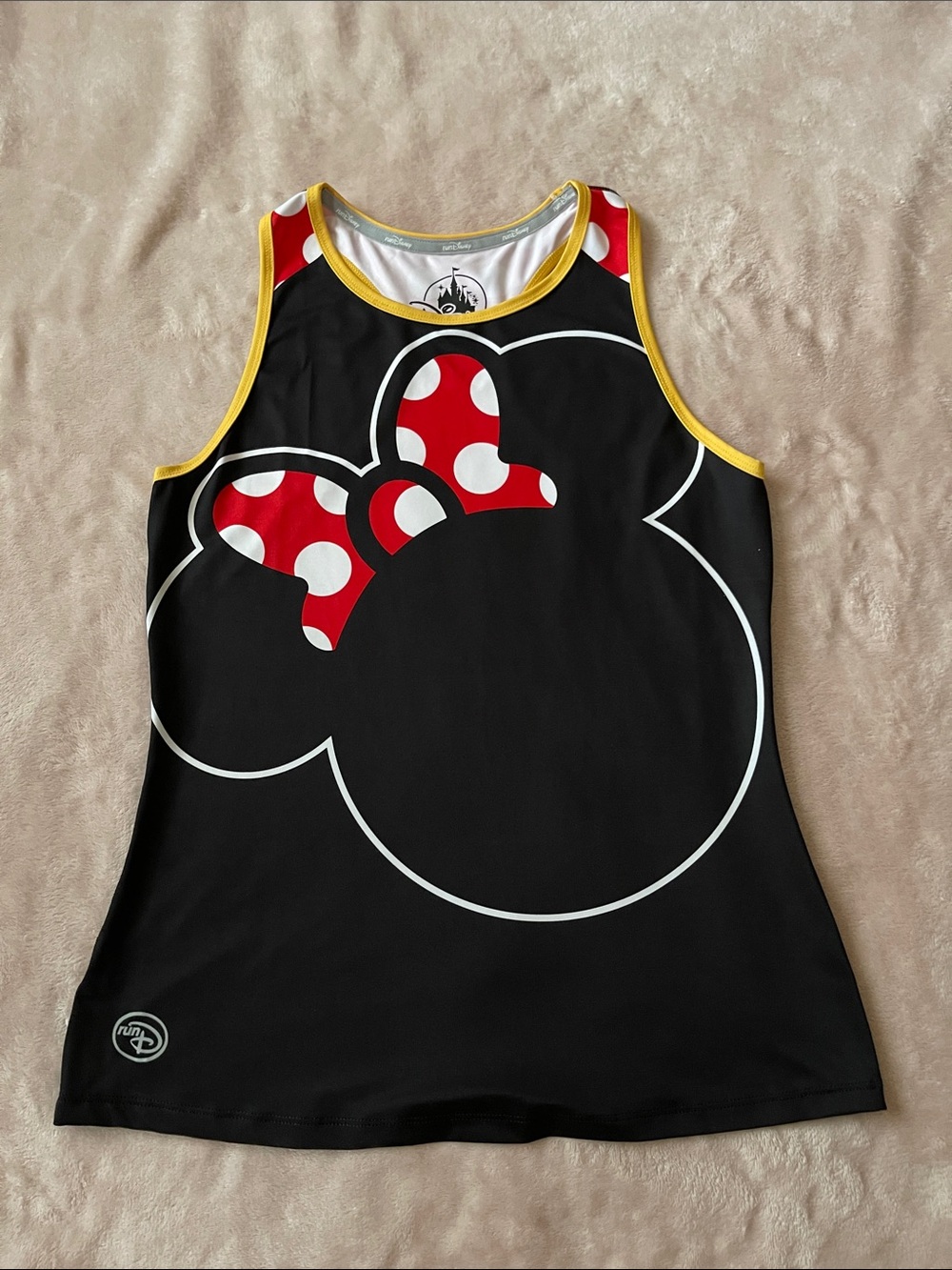 Rundisney Minnie Mouse Racerback Tank Top